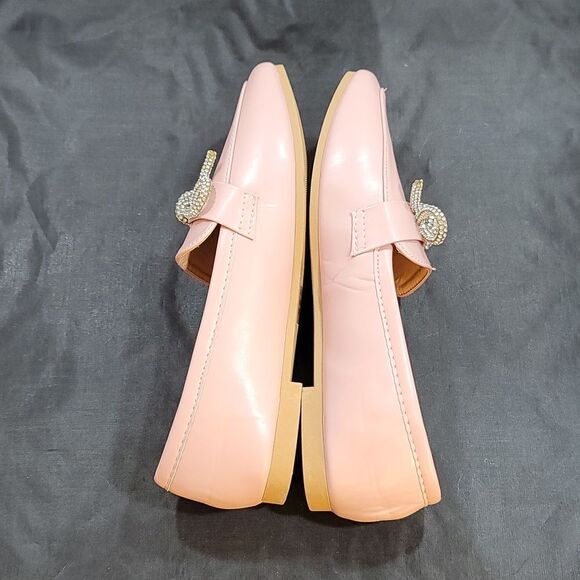 BRAND NEW WILD DIVA LOUNGS NELLIE RHINESTONE BOW SHOE - Picture 7 of 15